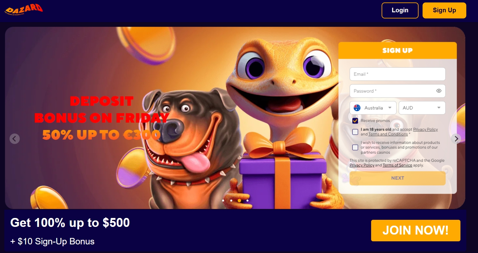 dazard casino play online